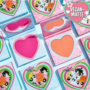 Brand New Colourpop Powerpuff Girls Heart-Shaped Blush Set